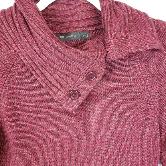 The Limited Button Funnel Neck Sweater XS - Picture 3 of 9